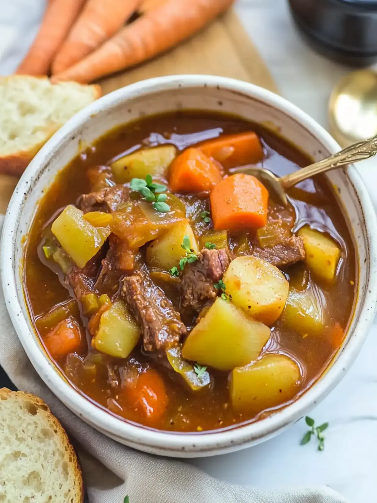 Hearty Vegan Beef Stew That Warms Your Soul and Wallet 2 Vegan Beef Stew