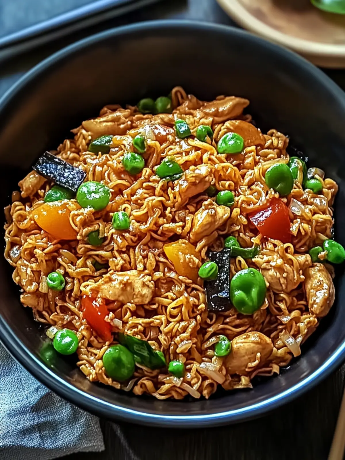 Savory Chicken Ramen Stir Fry: Quick & Flavorful Weeknight Meal 4 Savory Chicken Ramen Stir Fry