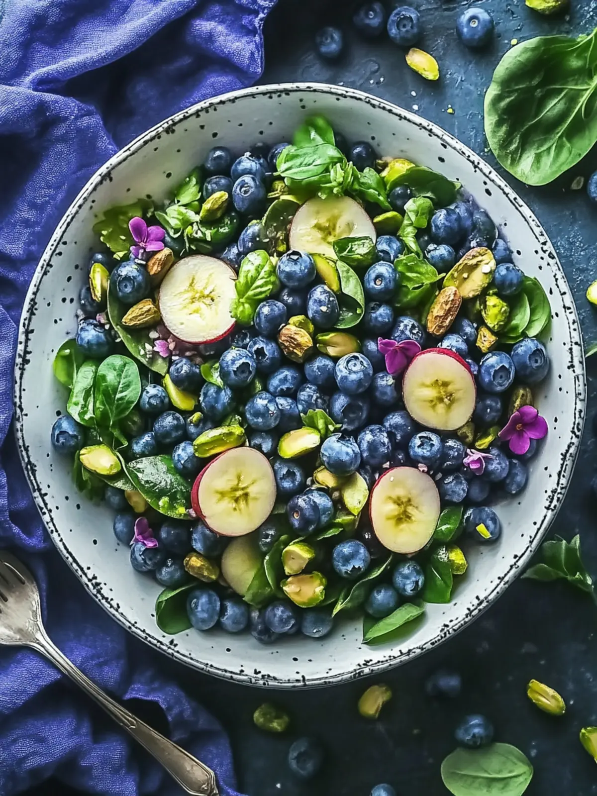 Fresh Blueberry Pistachio Spring Salad for a Vibrant Meal 2 Blueberry Pistachio Spring Salad
