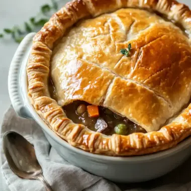 Cozy Up with Golden Irish Stew and Puff Pastry Delight 9 Golden Irish Stew with Puff Pastry
