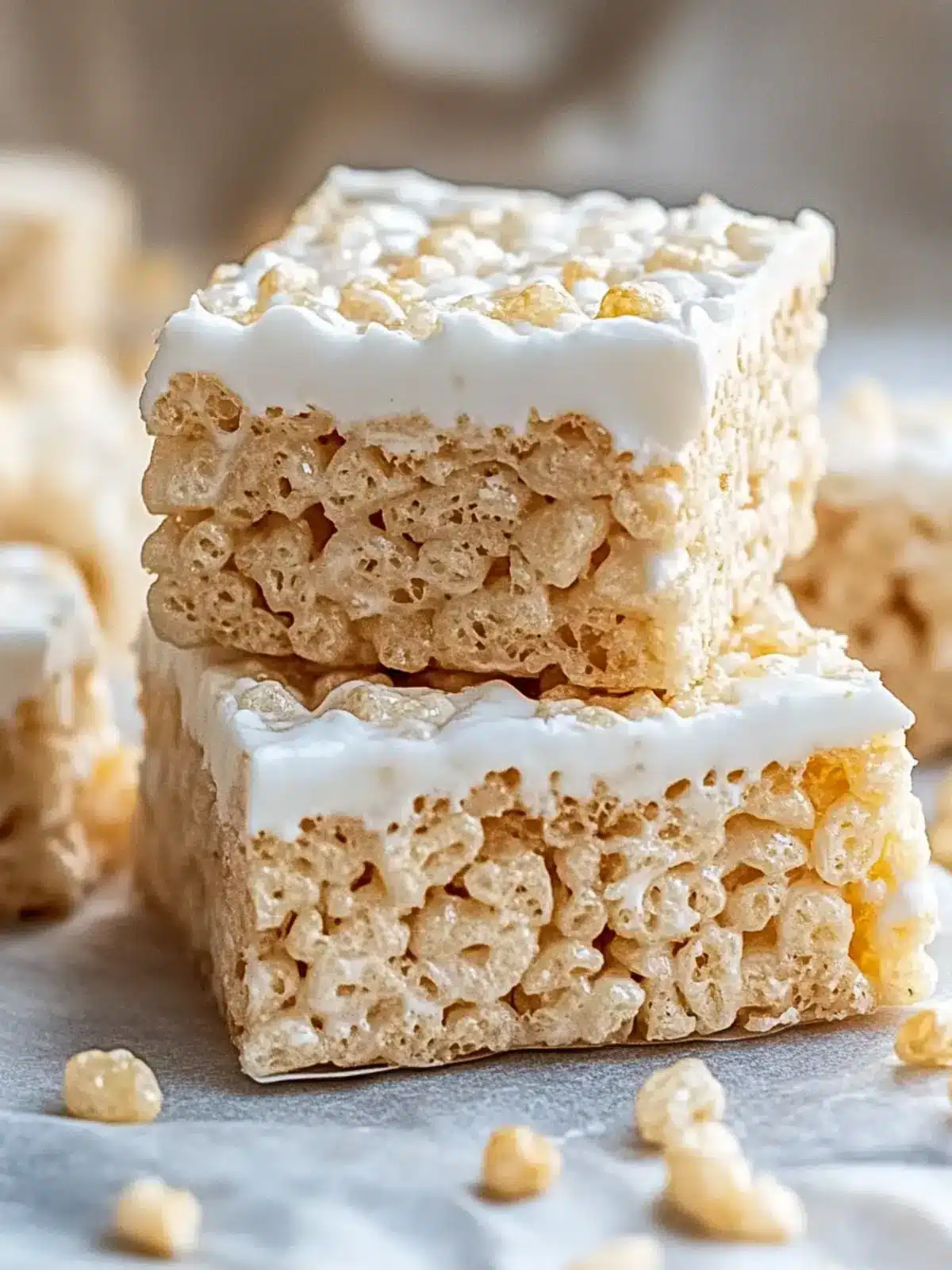 Delicious Vegan Rice Krispie Treats - No-Bake Bliss Awaits! 2 Vegan Rice Krispie Treats