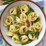 Irresistible Brown Butter Tortellini with Garlic & Asparagus 14 Brown Butter Tortellini with Toasted Garlic and Asparagus