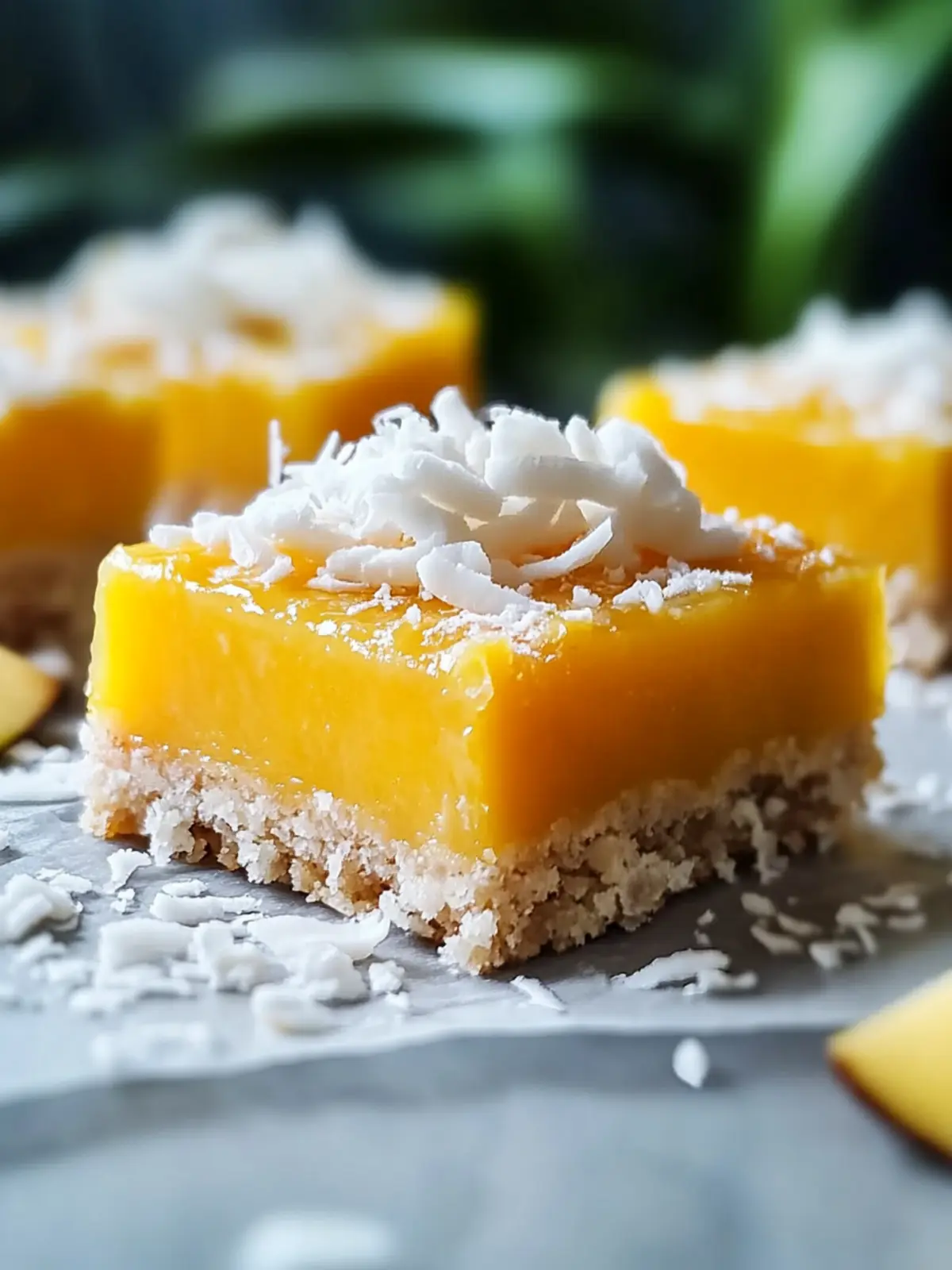 Tantalizing Mango Coconut Bars for Your Summer Bliss 4 Mango Coconut Bars