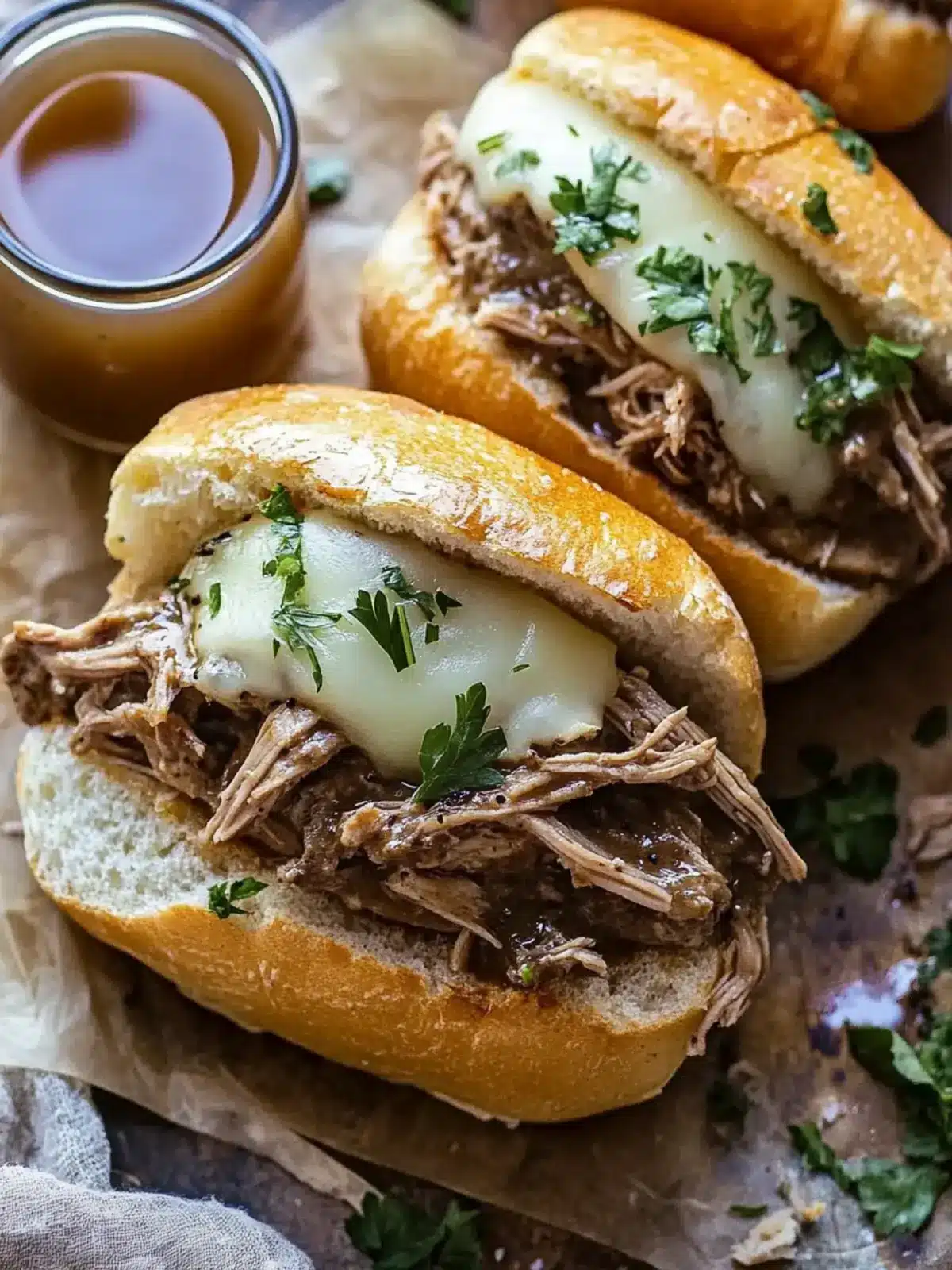 Savory Crockpot French Dip Sandwiches for Easy Comfort Food 3 Crockpot French Dip Sandwiches