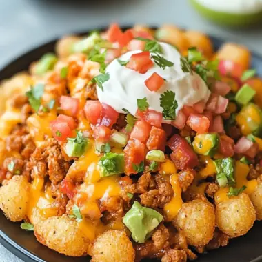 Tater Tot Nachos: Your Ultimate Comfort Food Upgrade! 9 Tater Tot Nachos