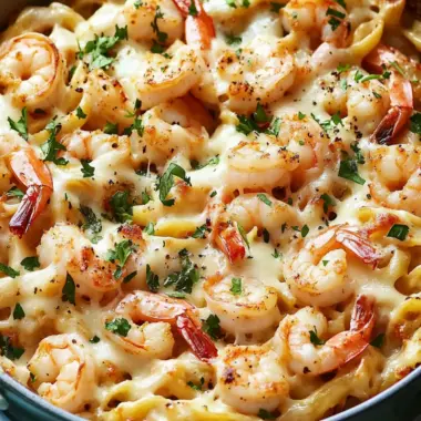 Garlicky Shrimp Alfredo Bake: Your New Weeknight Hero 9 Garlicky Shrimp Alfredo Bake