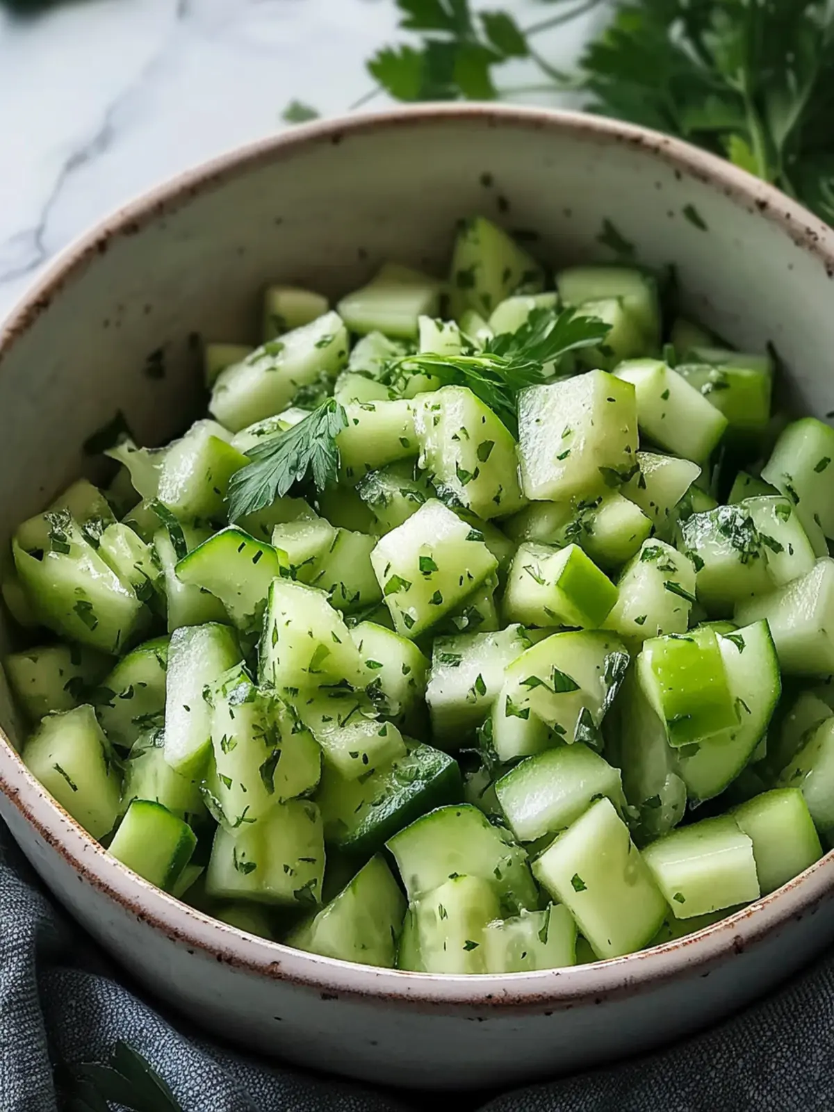 Crunchy Cucumber Celery Salad with Green Apple for Refreshing Bites 2 Crunchy Cucumber Celery Salad with Green Apple