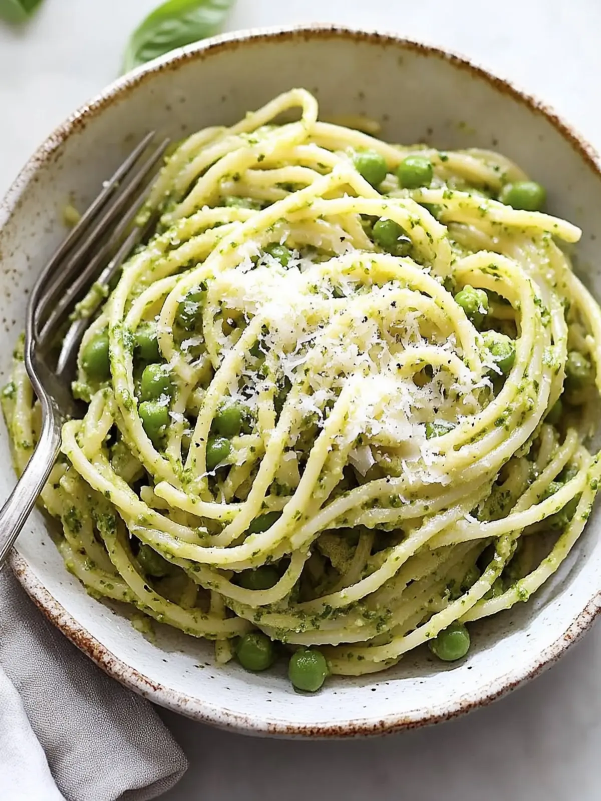 Nettle Pesto Bucatini with Spring Peas and Parmesan Bliss 4 Nettle Pesto Bucatini With Spring Peas and Parmesan