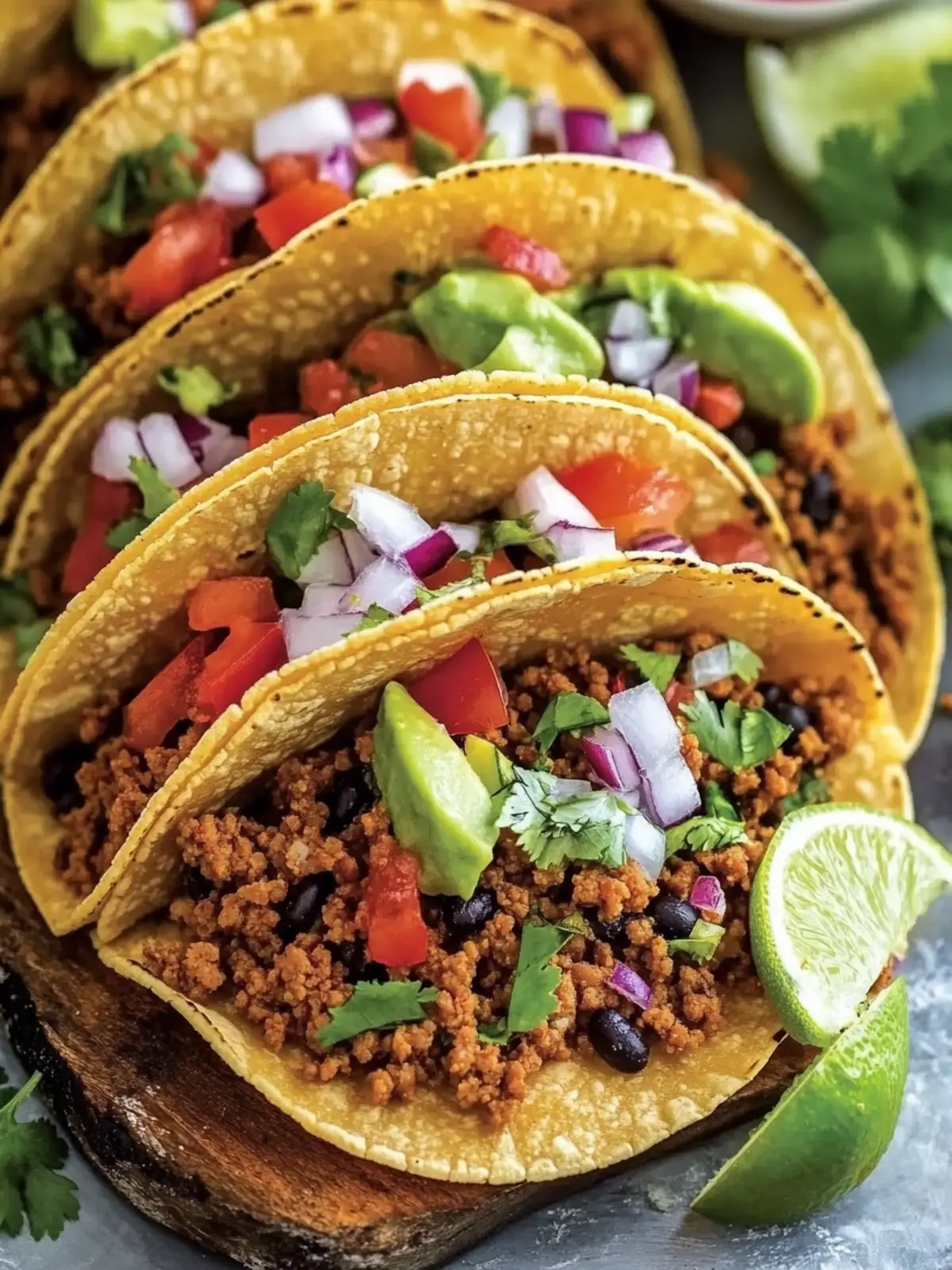 Ultimate Vegetarian Ground Beef Tacos for Flavorful Fun Tonight 4 Ultimate Vegetarian Ground Beef Tacos for Flavorful Fun