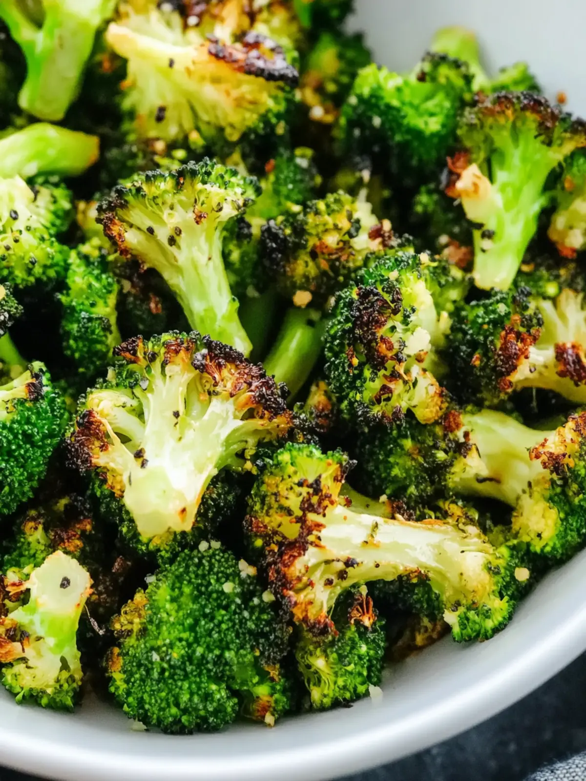 Crispy Air Fryer Roasted Broccoli in Just 15 Minutes 4 Air Fryer Roasted Broccoli