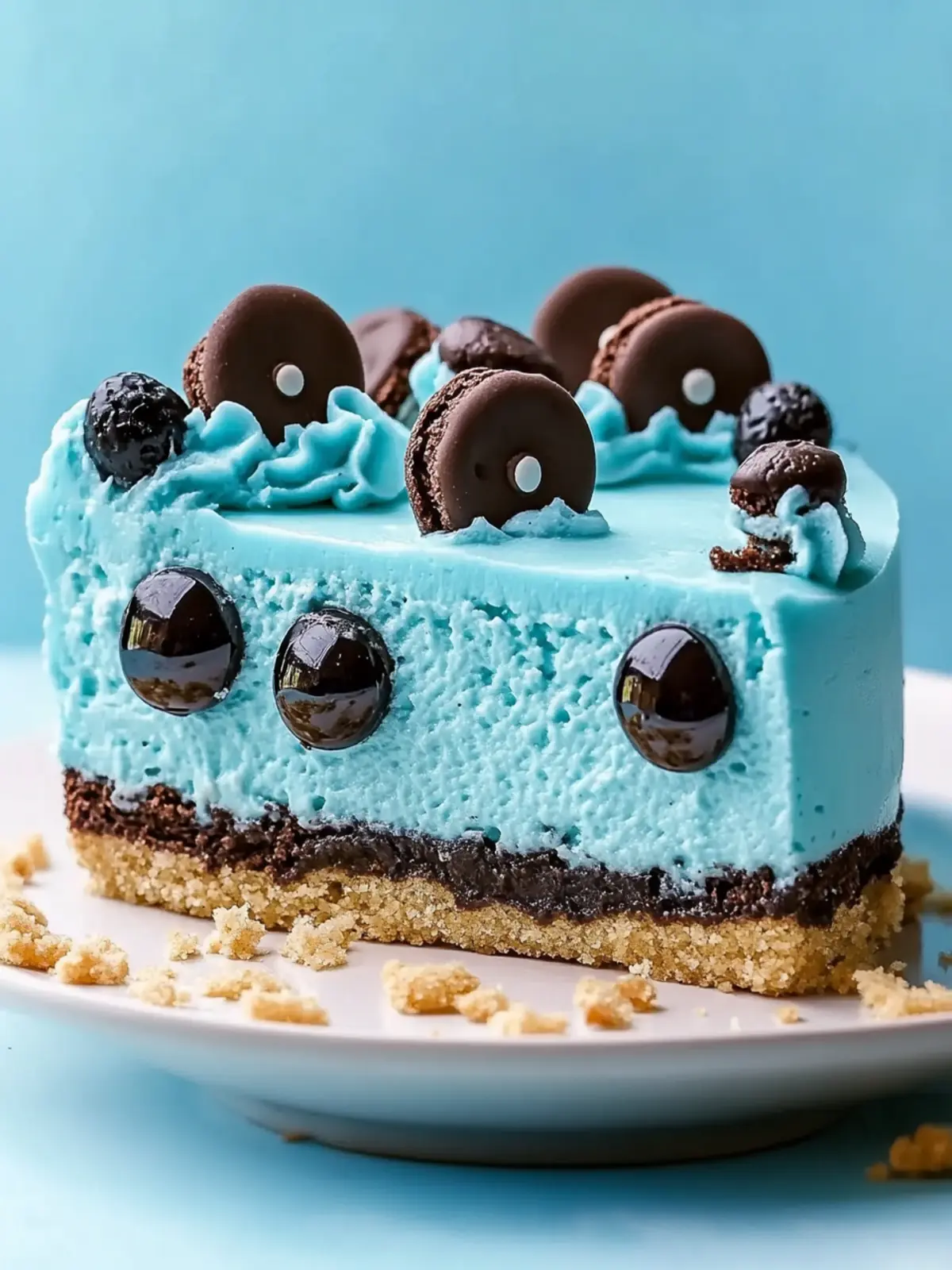 Cookie Monster Cheesecake: The Ultimate Dessert Delight 5 Cookie Monster Cheesecake