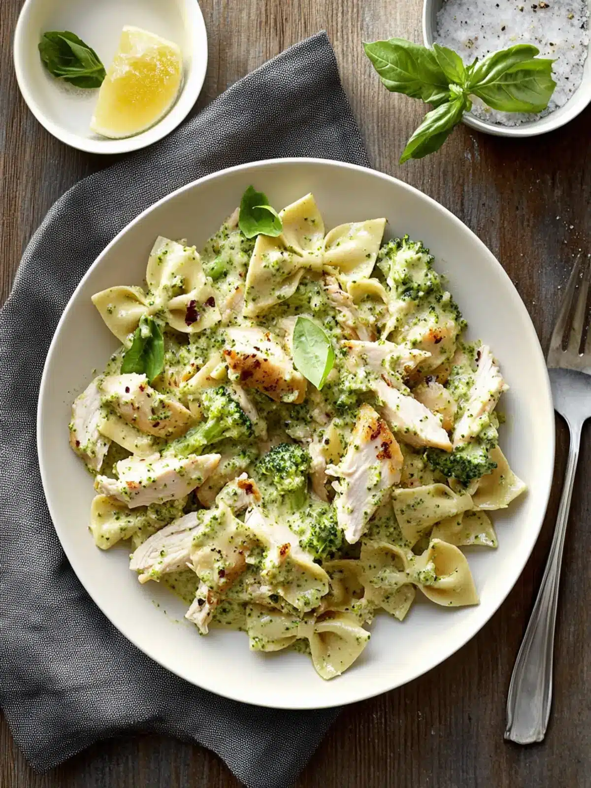 Creamy Chicken-and-Broccoli Pesto Bow Ties for Weeknight Wins 5 Creamy Chicken-and-Broccoli Pesto Bow Ties