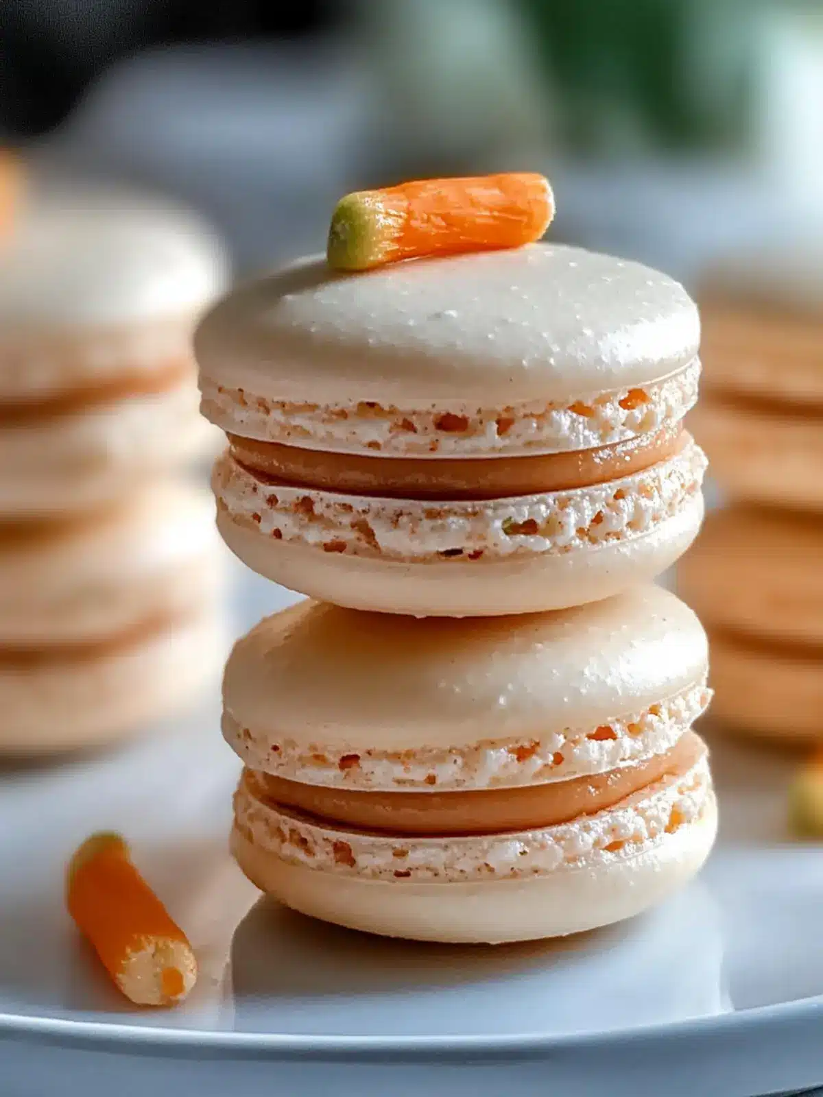 Carrot Cake Macarons: A Cozy Twist on a Classic Delight 2 Carrot Cake Macarons