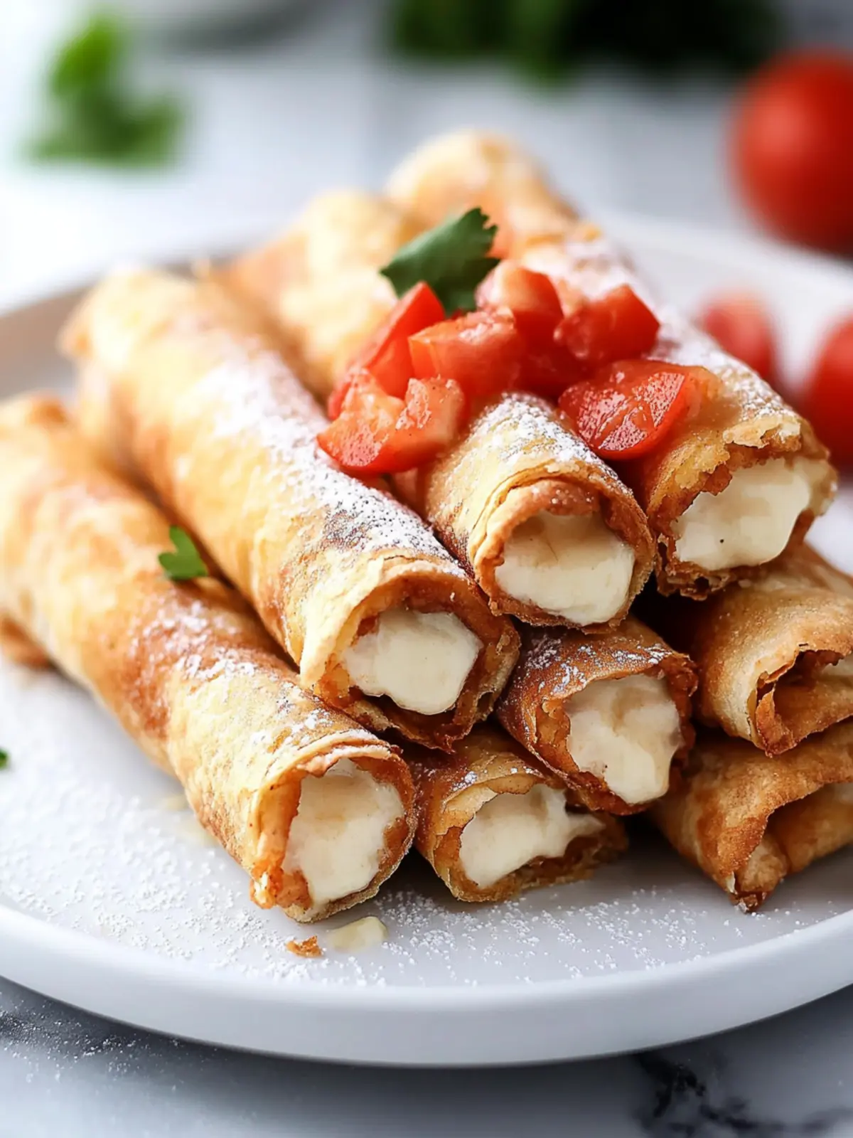 Delicious Cheesecake Taquitos: Crunchy, Creamy Bliss Awaits 4 Cheesecake Taquitos