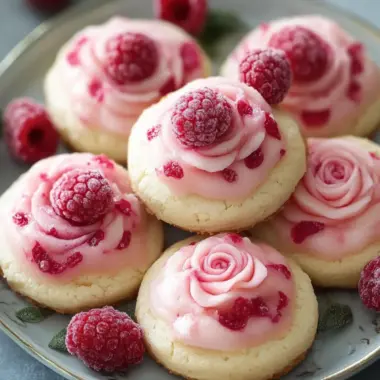 Raspberry Rose Cookies That Will Brighten Your Day 9 Raspberry Rose Cookies