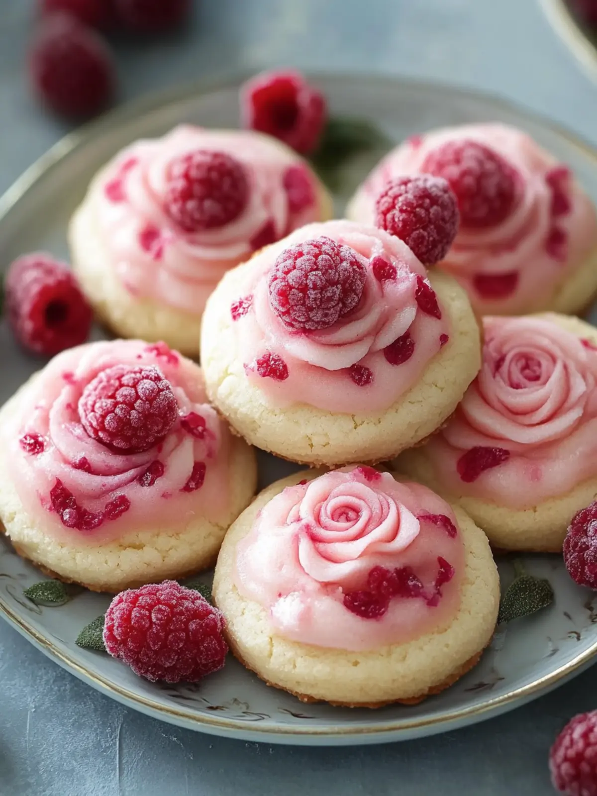 Raspberry Rose Cookies That Will Brighten Your Day 5 Raspberry Rose Cookies
