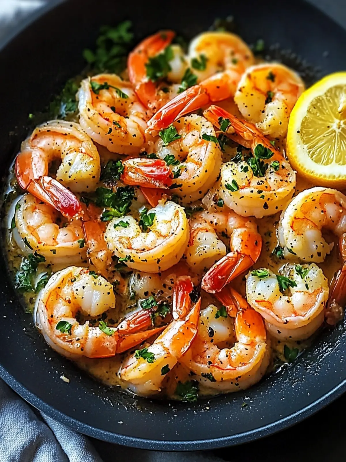 Mediterranean Shrimp Skillet with Lemon Garlic Sauce Bliss 5 Mediterranean Shrimp Skillet with Lemon Garlic Sauce