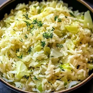 Vibrant Greek Rice with Cabbage: A One-Pot Vegan Delight 9 Greek Rice with Cabbage