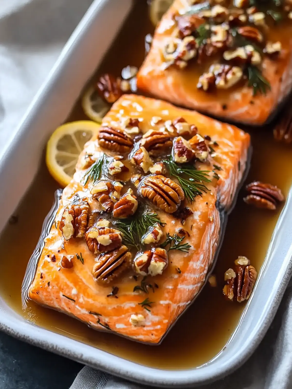 Maple Pecan Glazed Salmon: Effortless Elegance on Your Table 2 Maple Pecan Glazed Salmon