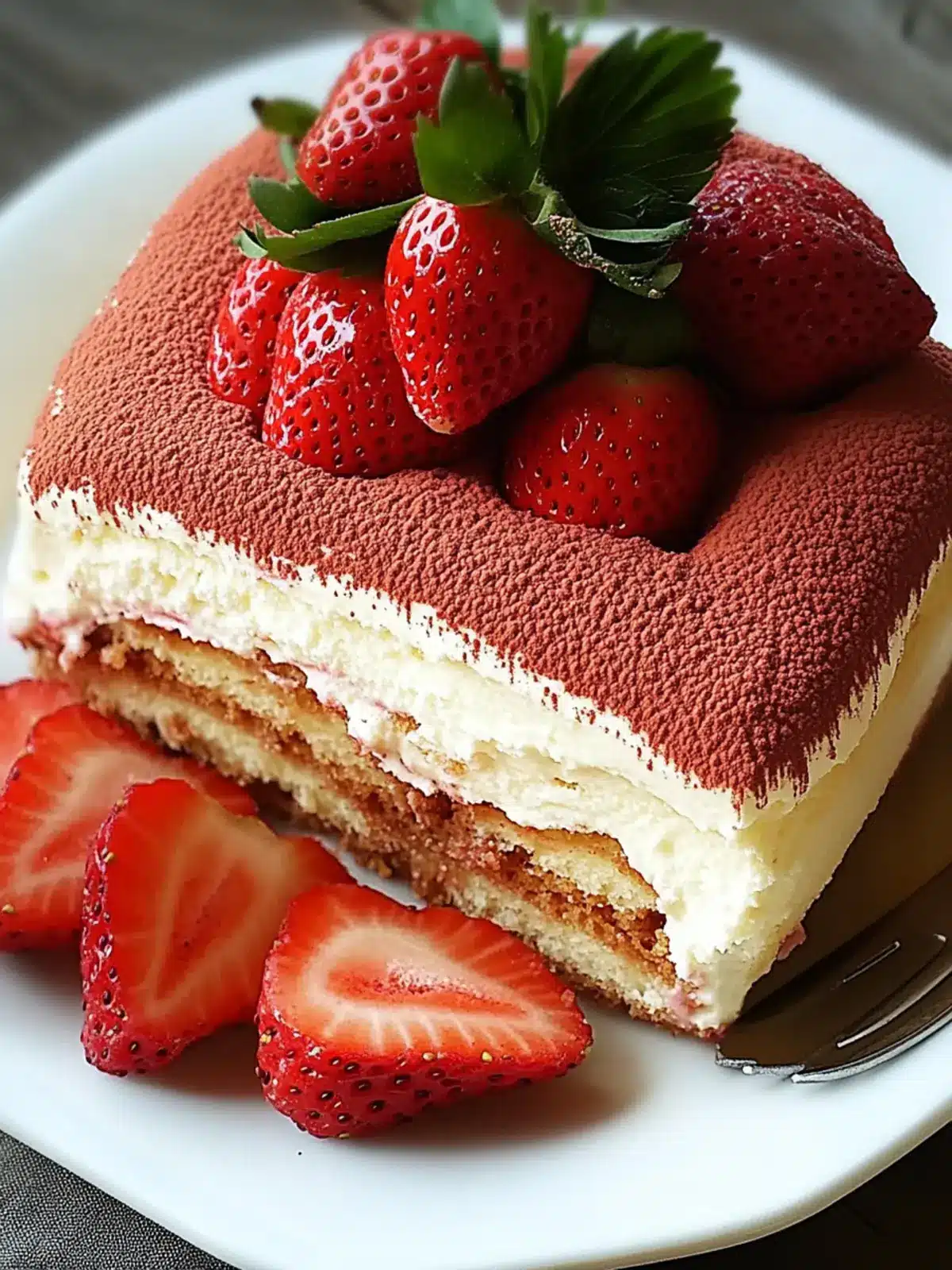 Irresistible Strawberry Tiramisu: No-Bake Summer Bliss 5 Strawberry Tiramisu
