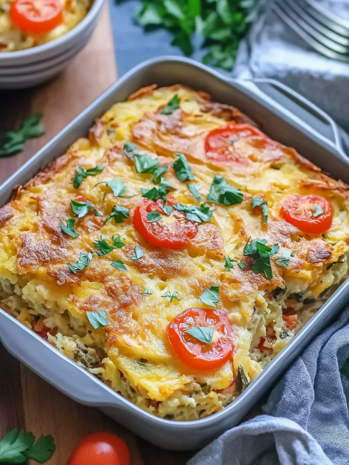 Vegan Breakfast Casserole with Hash Browns That's a Game Changer 2 Vegan Breakfast Casserole with Hash Browns