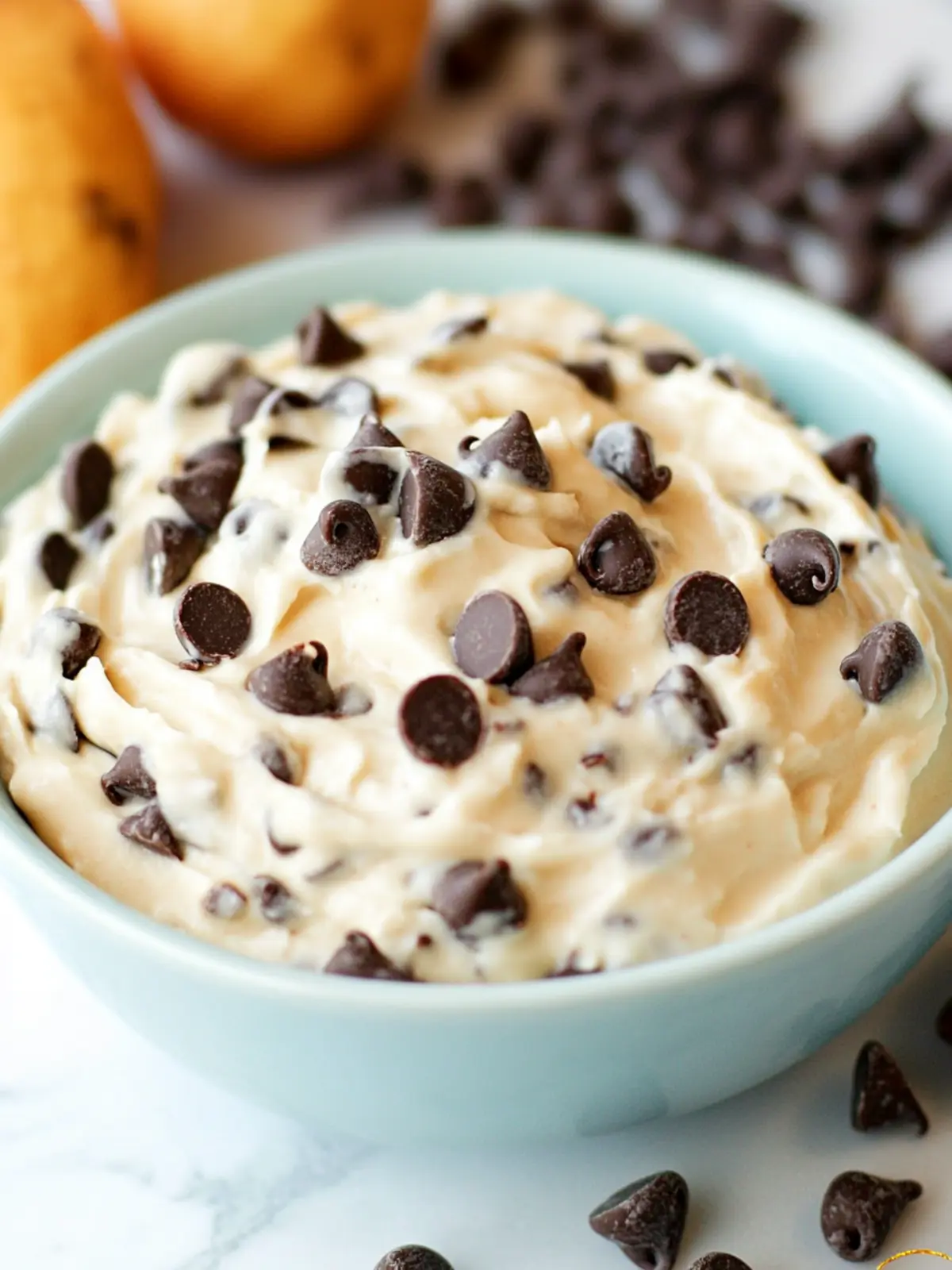 Decadent No-Bake Chocolate Chip Dip in 5 Minutes 5 Chocolate Chip Dip