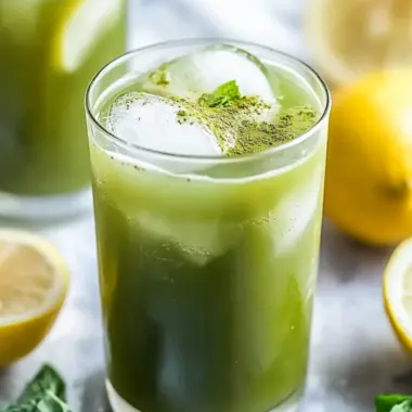 Cool Down with Iced Matcha Lemonade - Starbucks Copycat Delight 9 Iced Matcha Lemonade (Starbucks Copycat)