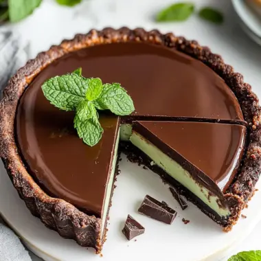 Delightful Vegan Mint Chocolate Tart for Every Sweet Tooth 9 Vegan Mint Chocolate Tart