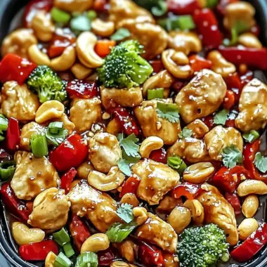 Sheet Pan Cashew Chicken Recipe: Quick, Flavor-Packed Bliss 9 Sheet Pan Cashew Chicken Recipe