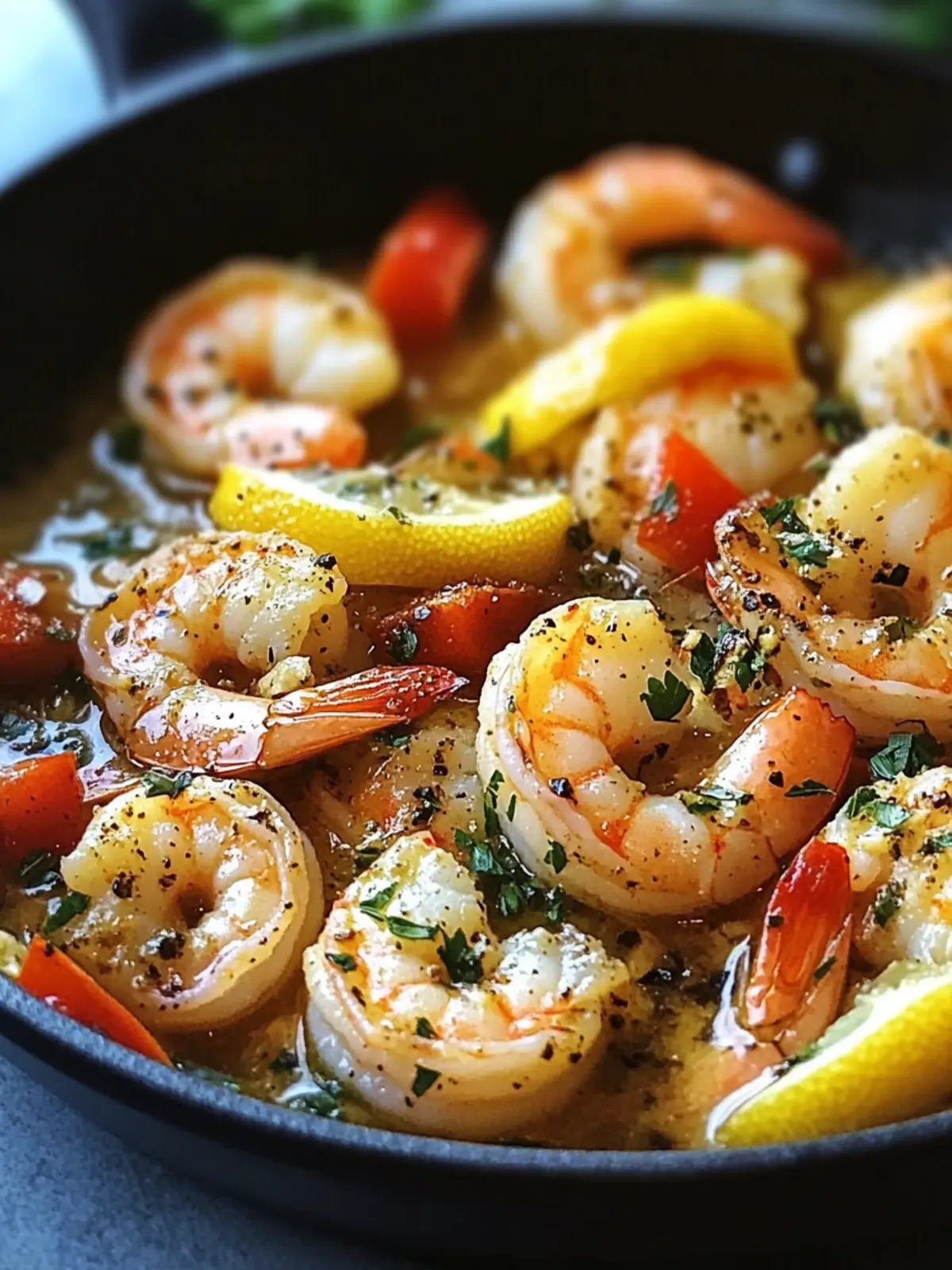 Mediterranean Shrimp Skillet with Lemon Garlic Sauce Bliss 3 Mediterranean Shrimp Skillet with Lemon Garlic Sauce
