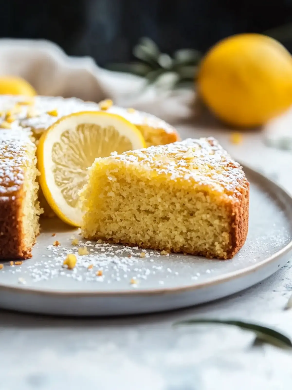 Moist Vegan Olive Oil Cake Bursting with Citrus Flavor 4 Vegan Olive Oil Cake