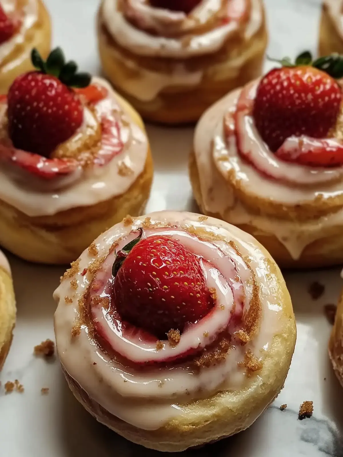 Strawberry Cheesecake Cinnabon Rolls for a Sweet Morning Bliss 5 Strawberry Cheesecake Cinnabon Rolls