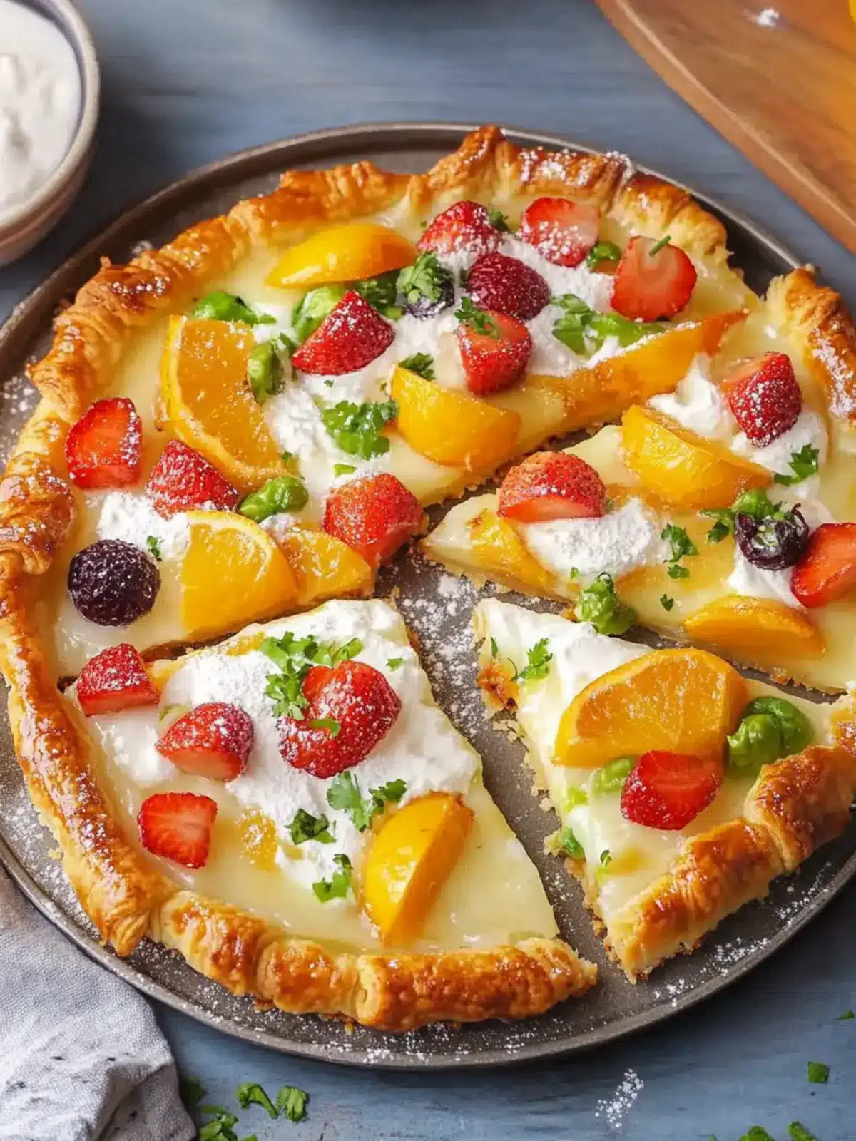 Irresistibly Easy Crescent Breakfast Tart with Cheddar & Bacon 4 Crescent Breakfast Tart