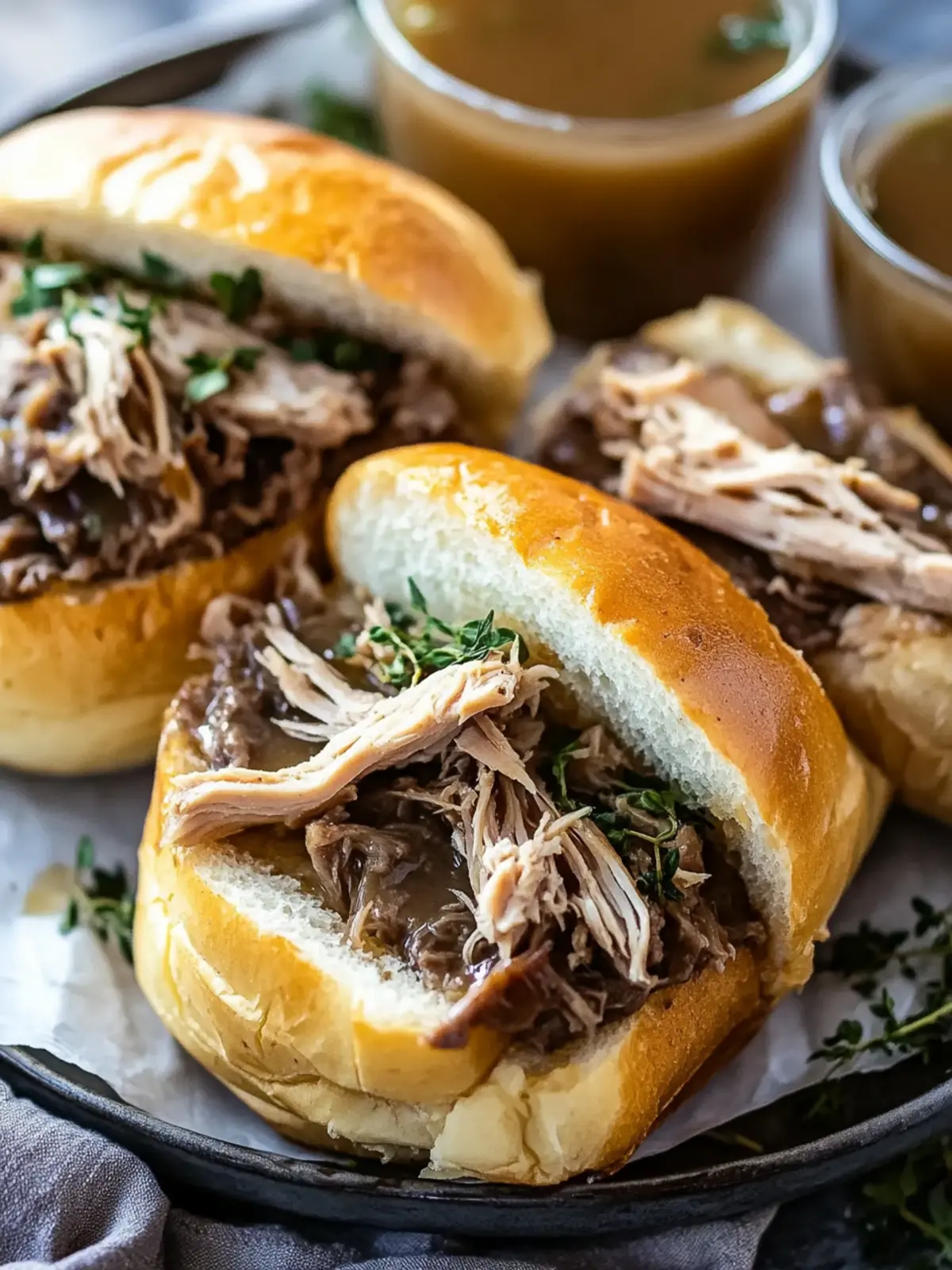 Savory Crockpot French Dip Sandwiches for Easy Comfort Food 4 Crockpot French Dip Sandwiches
