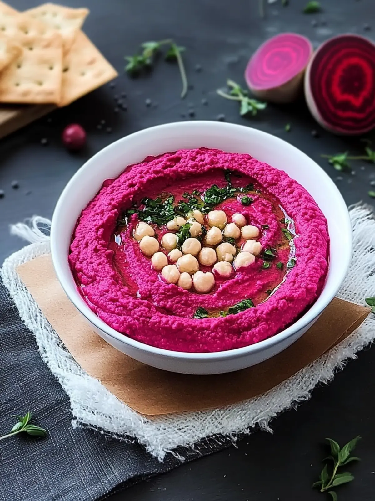 Vibrant Beetroot Hummus: A Healthy, Colorful Delight 2 Beetroot Hummus