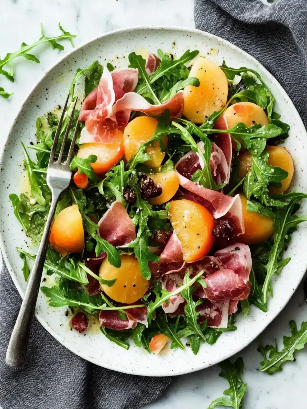 Arugula, Melon and Prosciutto Salad: Your Fresh Summer Delight 3 Arugula, Melon and Prosciutto Salad
