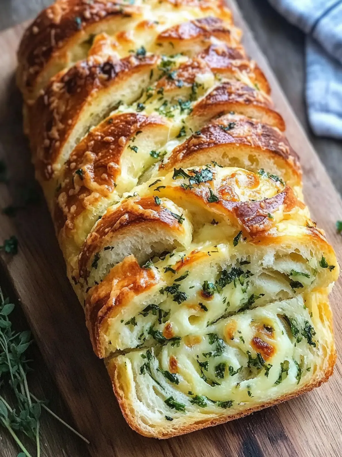 Swirled Garlic Herb and Cheese Bread for Cozy Evenings 2 Swirled Garlic Herb and Cheese Bread