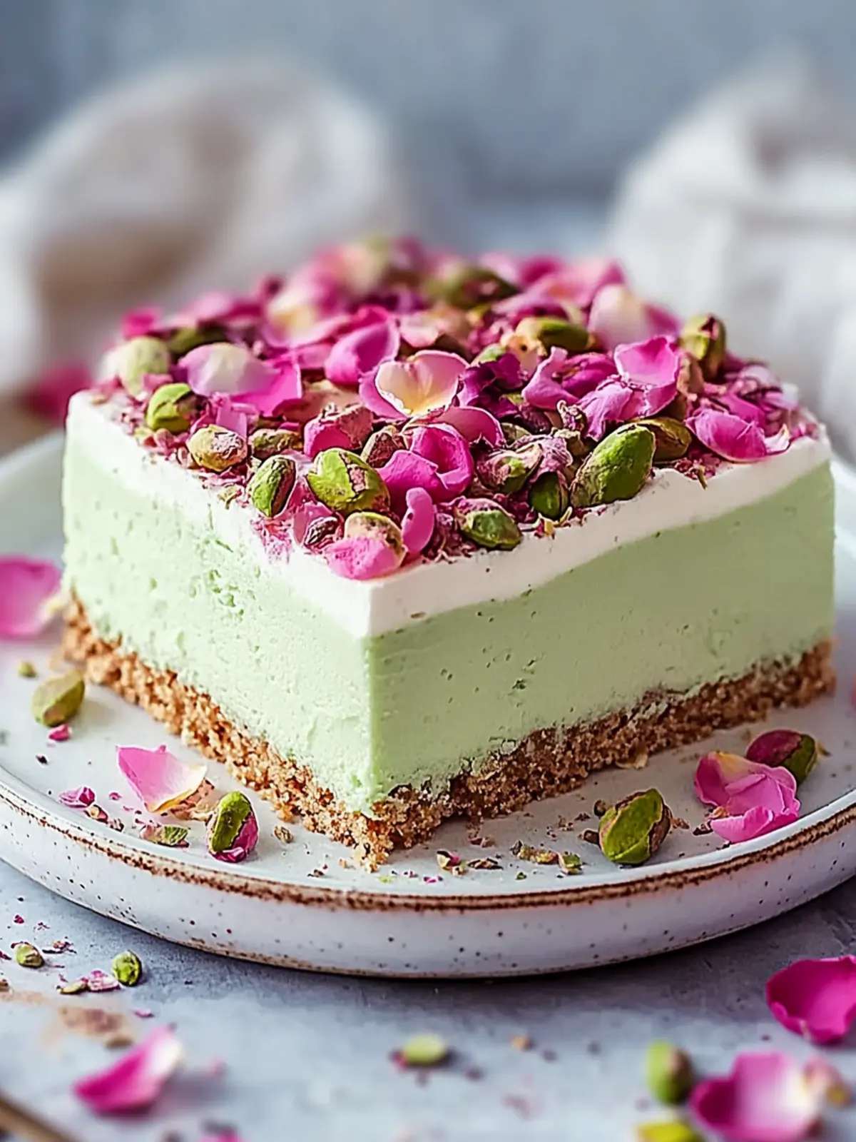 Moist Pistachio Rose Milk Cake: A Floral Fantasy Awaits 4 Moist Pistachio Rose Milk Cake