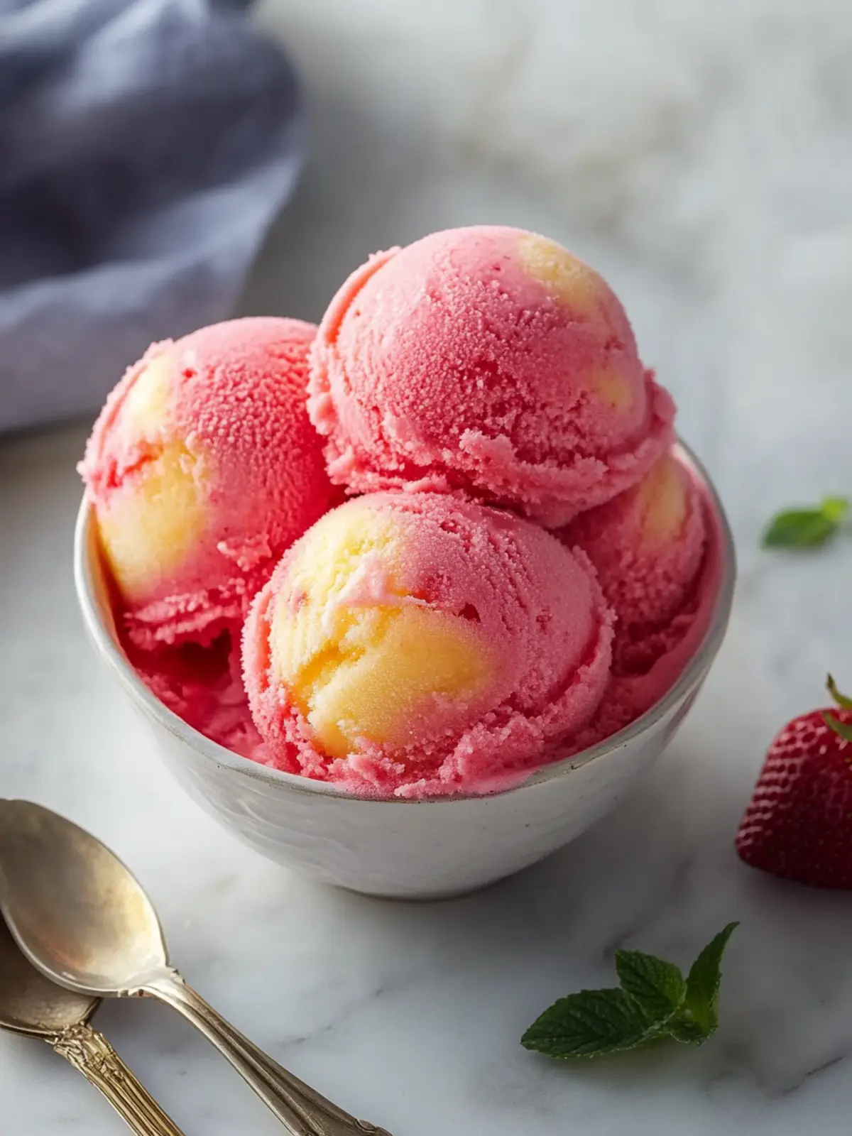 Refreshing Strawberry Pineapple Sorbet for Summer Bliss 4 Strawberry Pineapple Sorbet