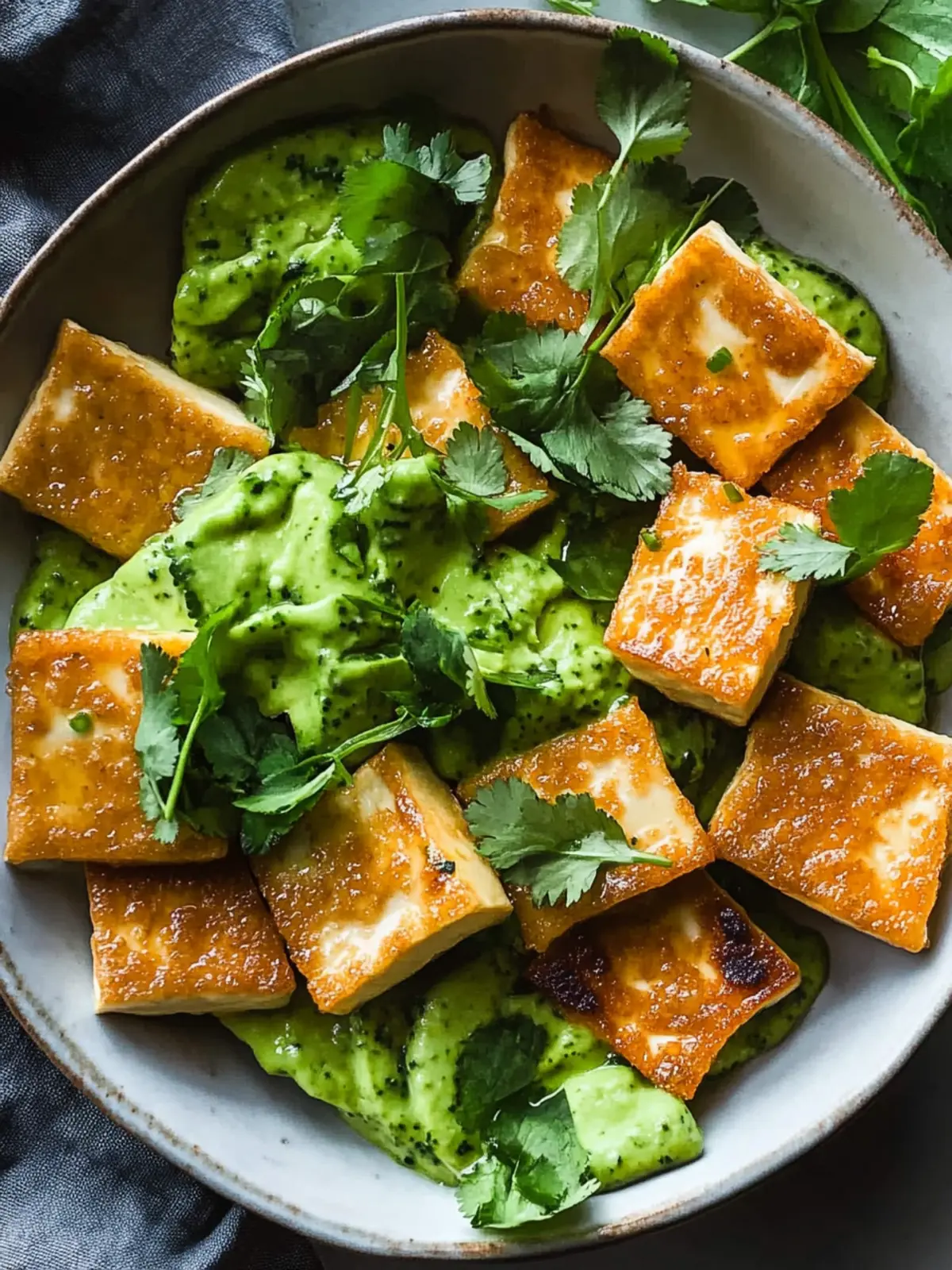Crispy Green Goddess Tofu: A Flavorful Weeknight Delight 4 Crispy Green Goddess Tofu