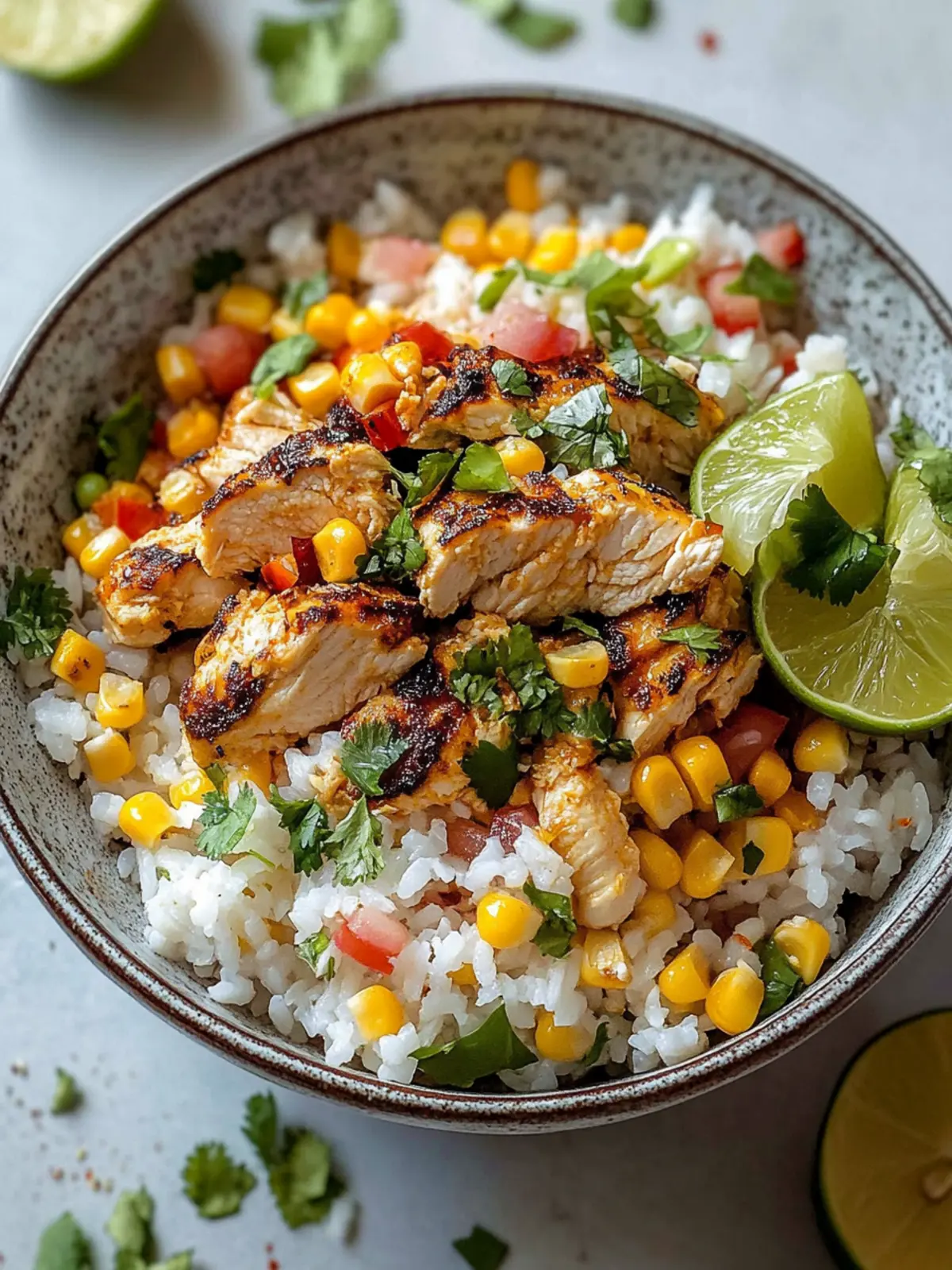 Savory Street Corn Chicken Rice Bowl You'll Crave Again! 4 Street Corn Chicken Rice Bowl