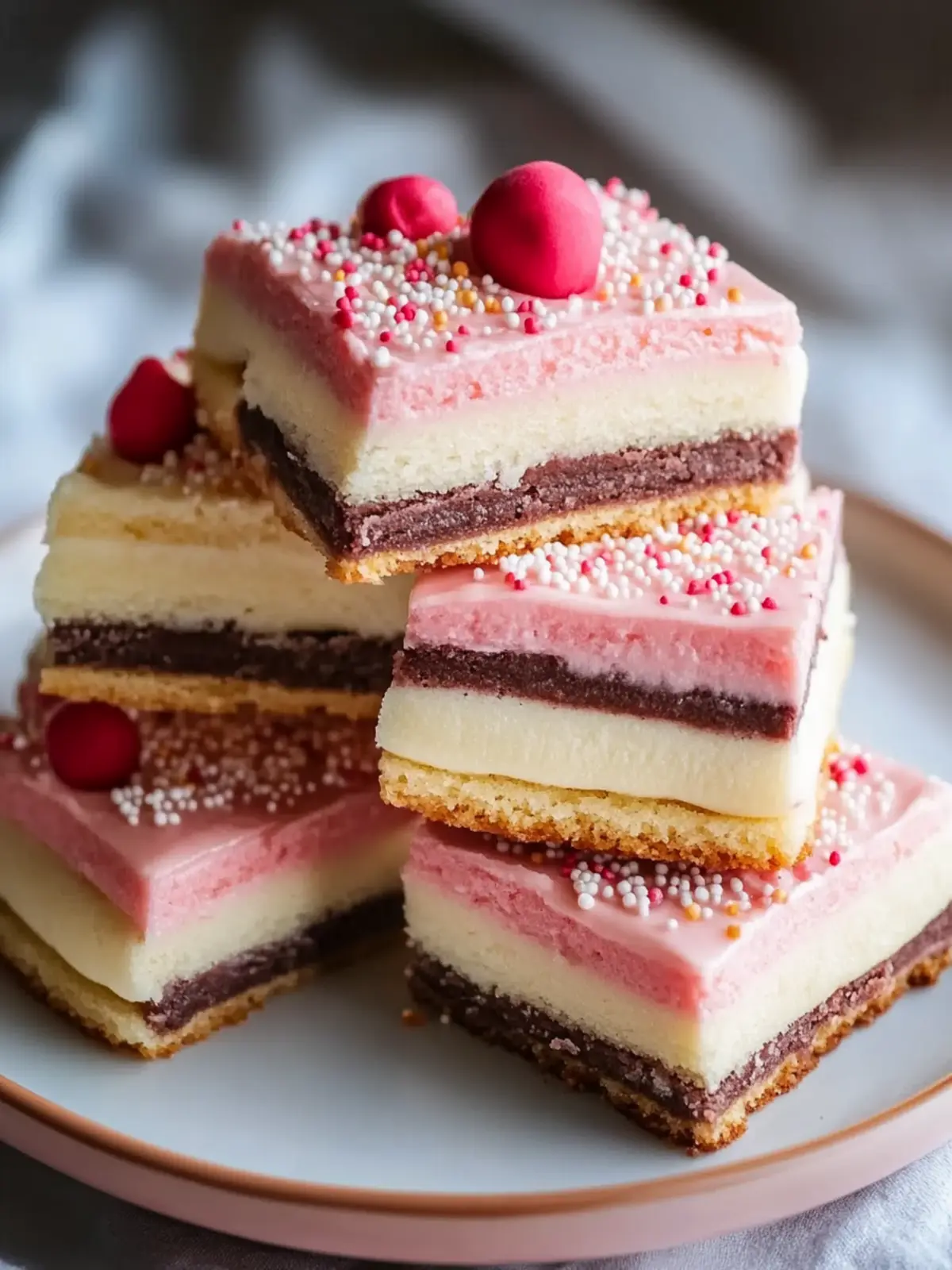 Neapolitan Layered Cookies: A Fun Flavor Adventure Awaits 3 Neapolitan Layered Cookies