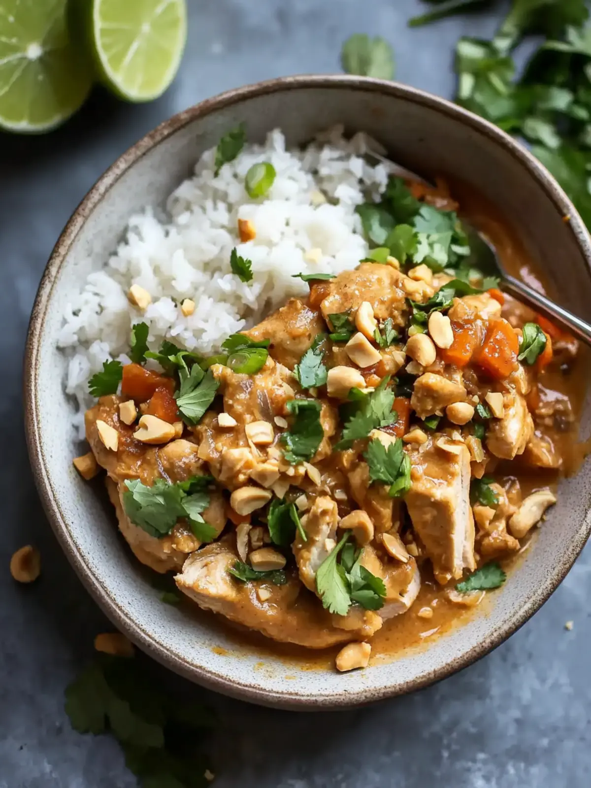 Delicious Slow Cooker Thai Peanut Chicken for Effortless Dinners 2 slow cooker Thai peanut chicken