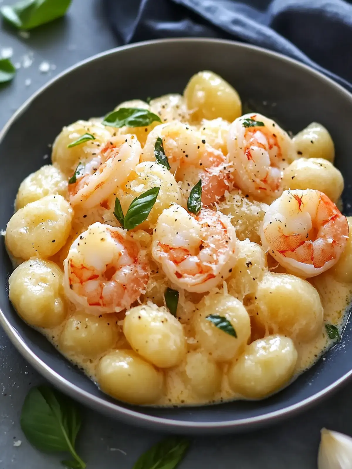 Creamy Shrimp and Gnocchi with Garlic Parmesan Delight in 30 Minutes 3 Creamy Shrimp and Gnocchi with Garlic Parmesan Delight