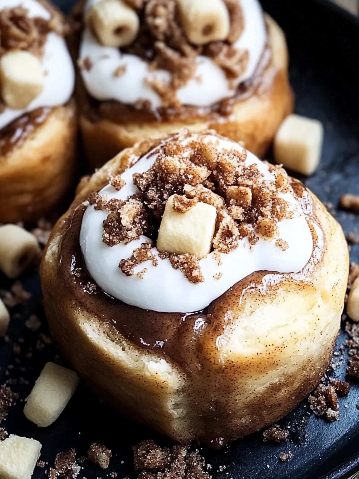 Gooey S'mores Cinnamon Rolls That Bring Campfire Joy Home 3 S’mores Cinnamon Rolls