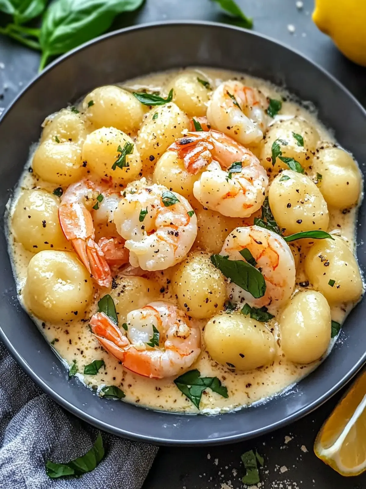 Creamy Shrimp and Gnocchi with Garlic Parmesan Delight in 30 Minutes 4 Creamy Shrimp and Gnocchi with Garlic Parmesan Delight