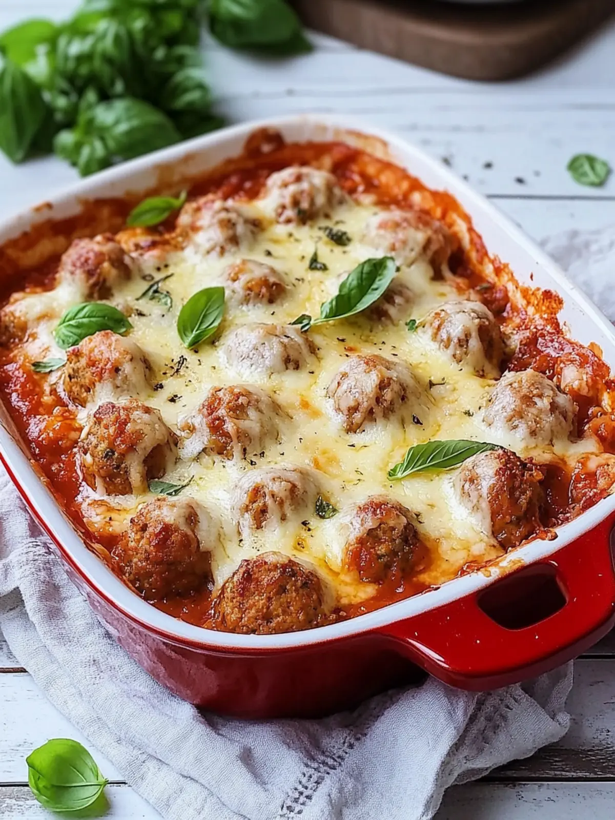 Meatball Parmesan Casserole: A Low-Carb Family Favorite 5 Meatball Parmesan Casserole
