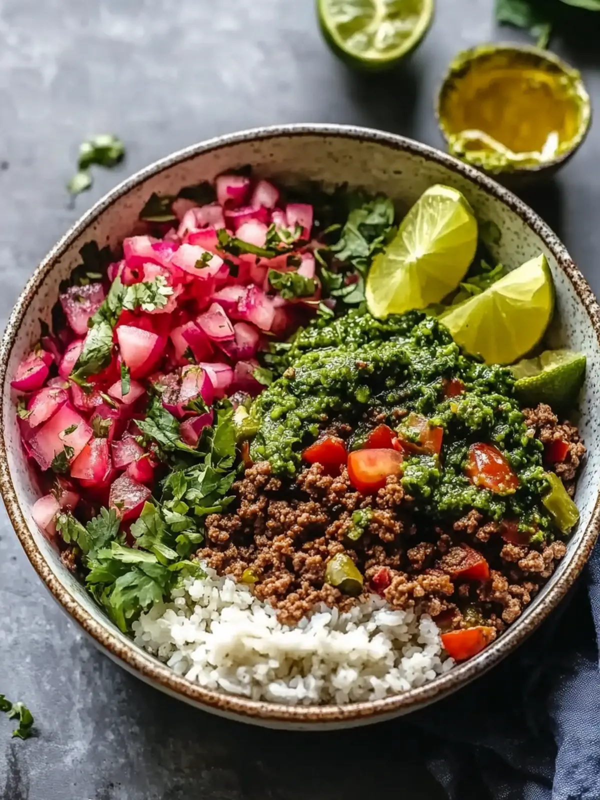 Ground Beef Chimichurri Bowls for a Flavorful Dinner Night 2 Ground Beef Chimichurri Bowls
