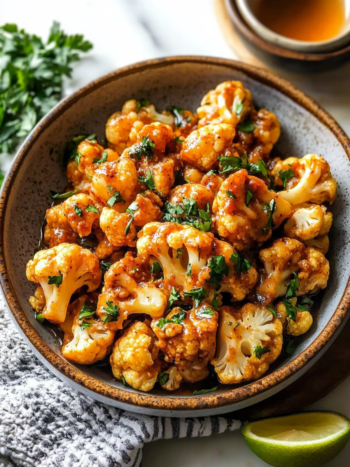 Moroccan Cauliflower with Tahini-Honey: 5-Ingredient Bliss 3 Moroccan Cauliflower with Tahini-Honey (5 Ingredients)