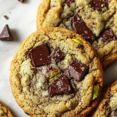 Savory Salted Pistachio Chocolate Chunk Cookies You’ll Love 10 Salted Pistachio Chocolate Chunk Cookies